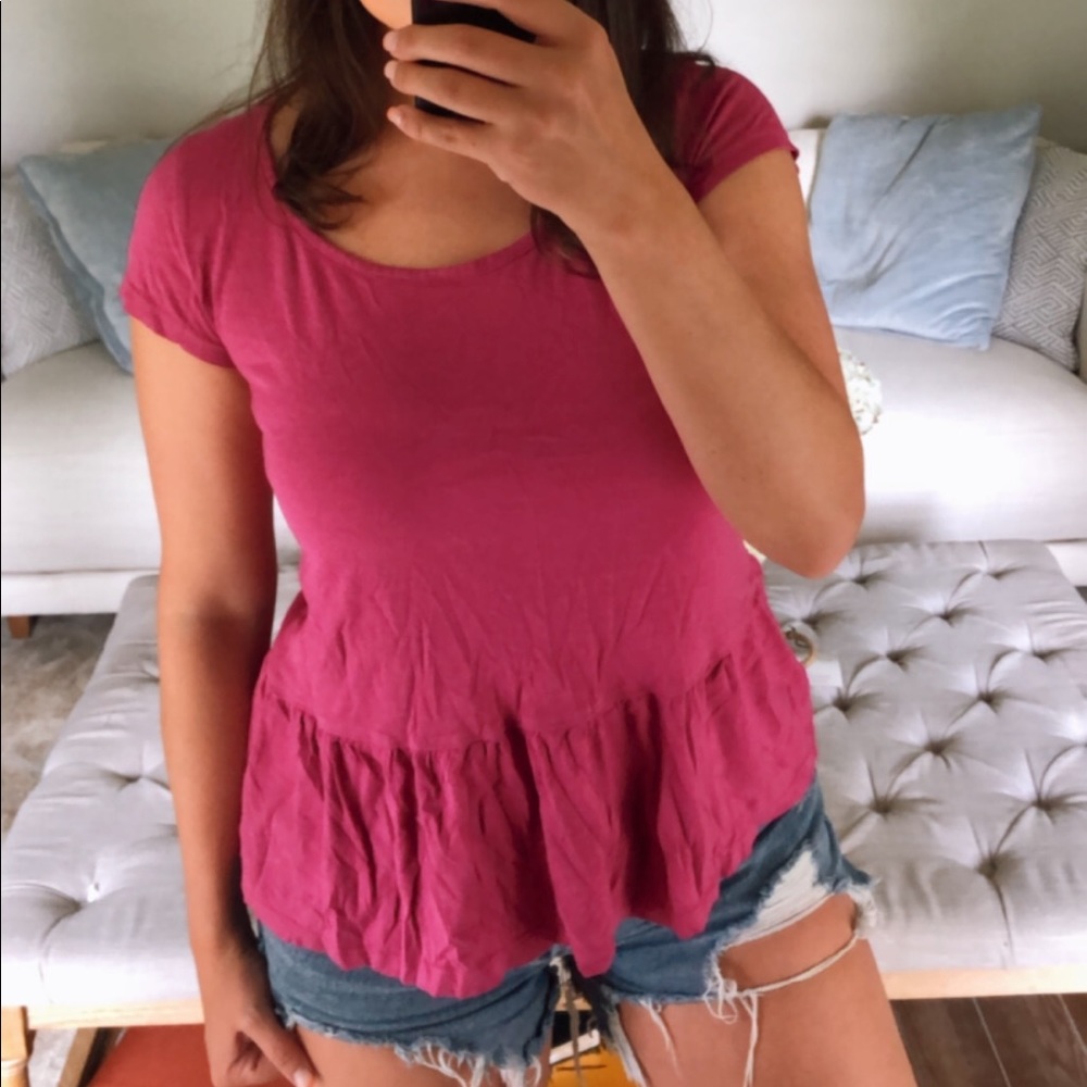Peplum Ann Taylor Tee